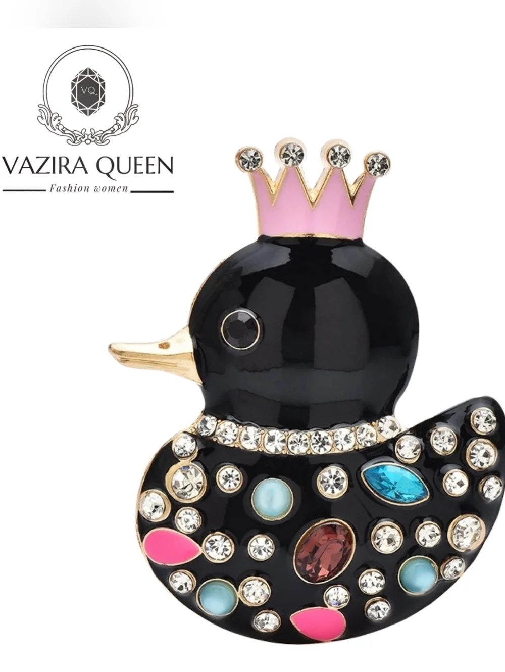 VQ Duck Brooch